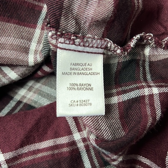 My Style Plaid 1/2 Zip Shirt - Picture 11 of 11